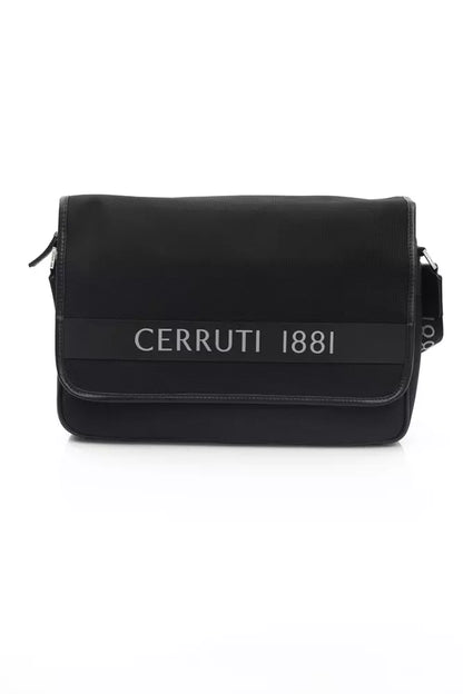 Sac bandoulière Cerruti 1881 en nylon noir pour femme