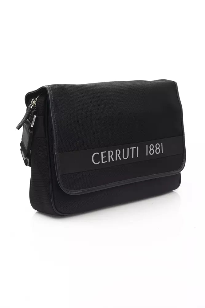 Sac bandoulière Cerruti 1881 en nylon noir pour femme