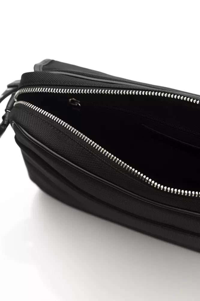 Sac bandoulière Cerruti 1881 en nylon noir pour femme