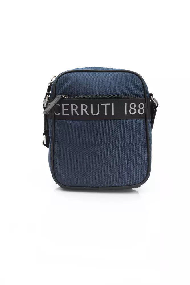 Sac bandoulière Cerruti 1881 en cuir bleu pour femme