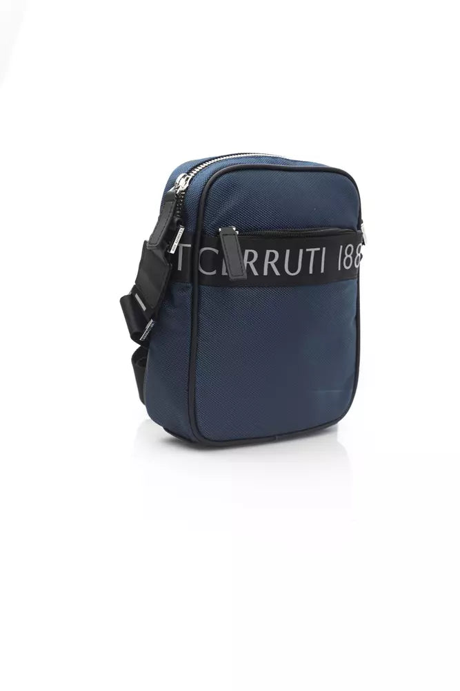 Sac bandoulière Cerruti 1881 en cuir bleu pour femme