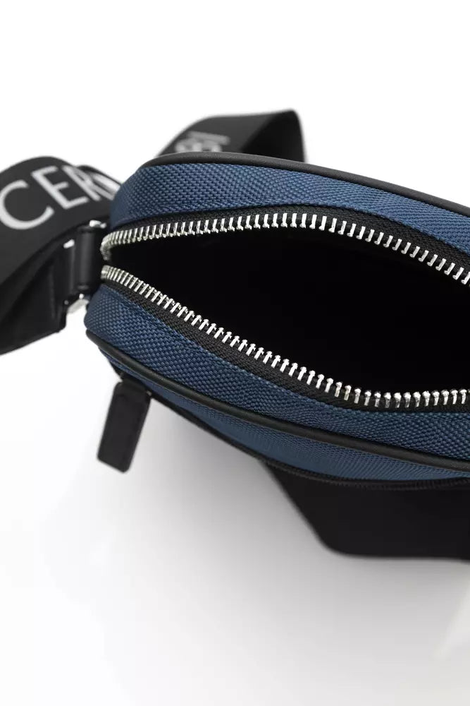 Sac bandoulière Cerruti 1881 en cuir bleu pour femme
