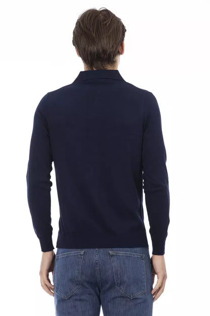 Chemise homme en coton bleu Baldinini Trend