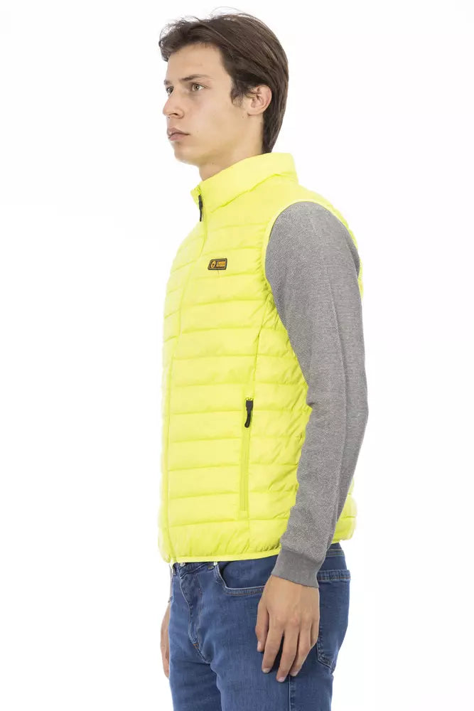 Veste sans manches pour homme en polyester jaune de la marque Ciesse Outdoor.