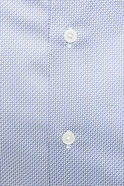 Chemise homme en coton bleu clair Robert Friedman