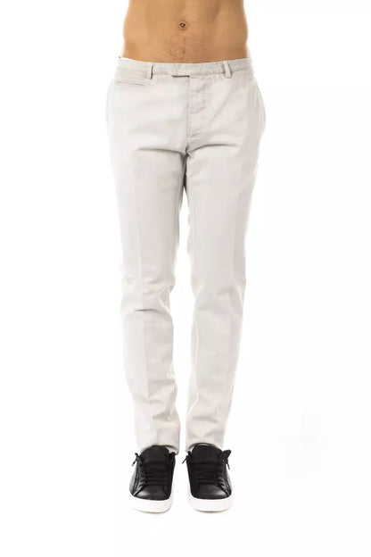 Pantalon homme en coton gris Uominitaliani