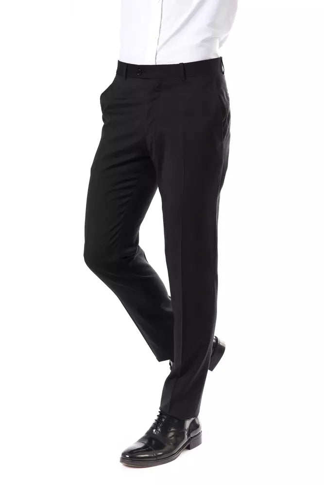 Pantalon en laine grise pour homme Uominitaliani