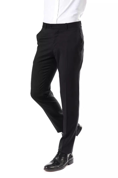 Pantalon en laine grise pour homme Uominitaliani