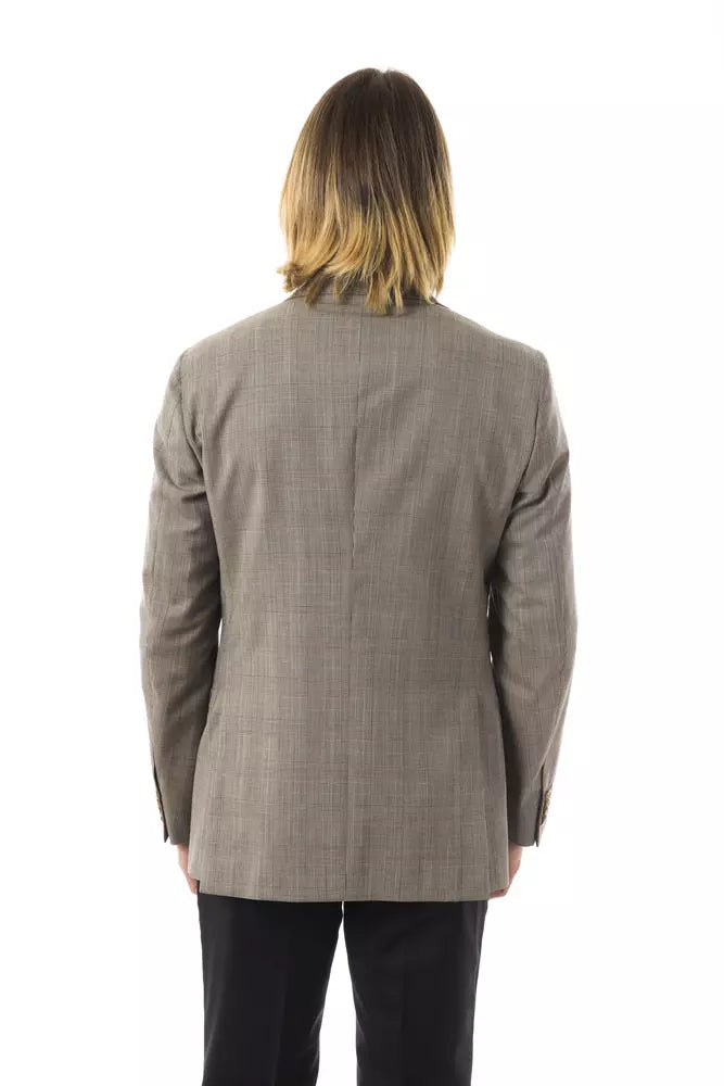 Blazer en laine grise pour homme de Uominitaliani