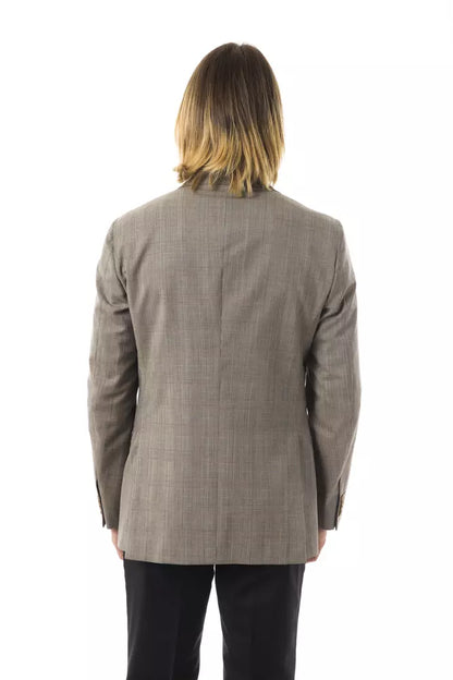 Blazer en laine grise pour homme de Uominitaliani