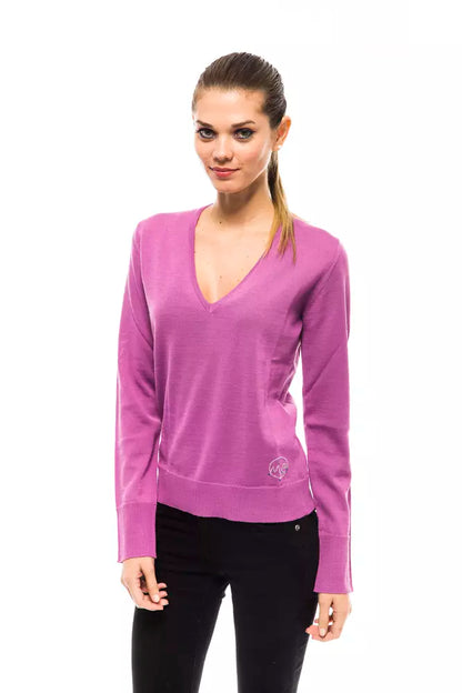 Pull en laine multicolore Montana Blu pour femme