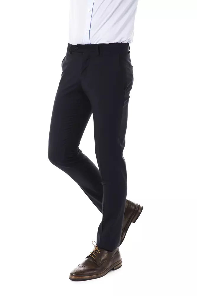 Pantalon en laine grise pour homme Uominitaliani