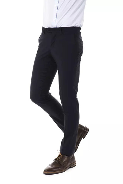 Pantalon en laine grise pour homme Uominitaliani