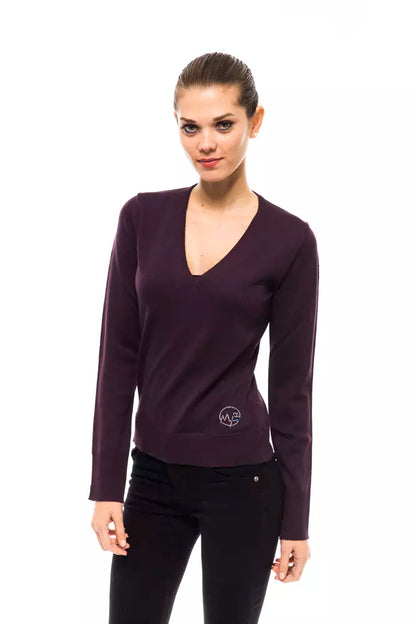 Pull en laine pour femme, bleu violet Montana