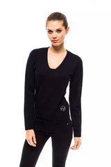 Pull en laine bleu Montana Blu pour femme