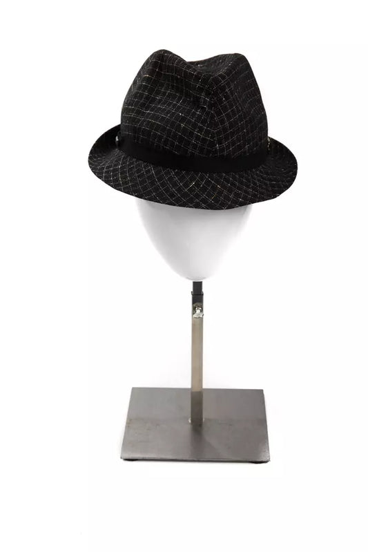 Chapeau pour femme en laine vierge noire de BYBLOS