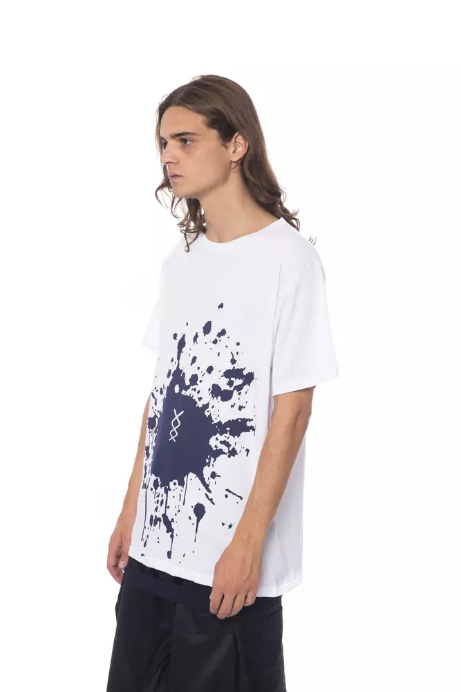 Wit katoenen heren T-shirt van Nicolo Tonetto