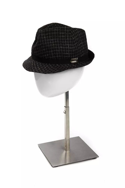 Chapeau pour femme en laine vierge noire de BYBLOS