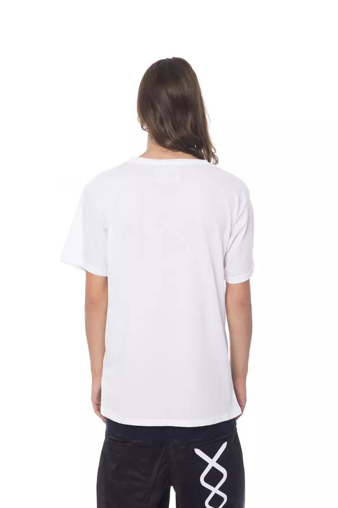 Wit katoenen heren T-shirt van Nicolo Tonetto