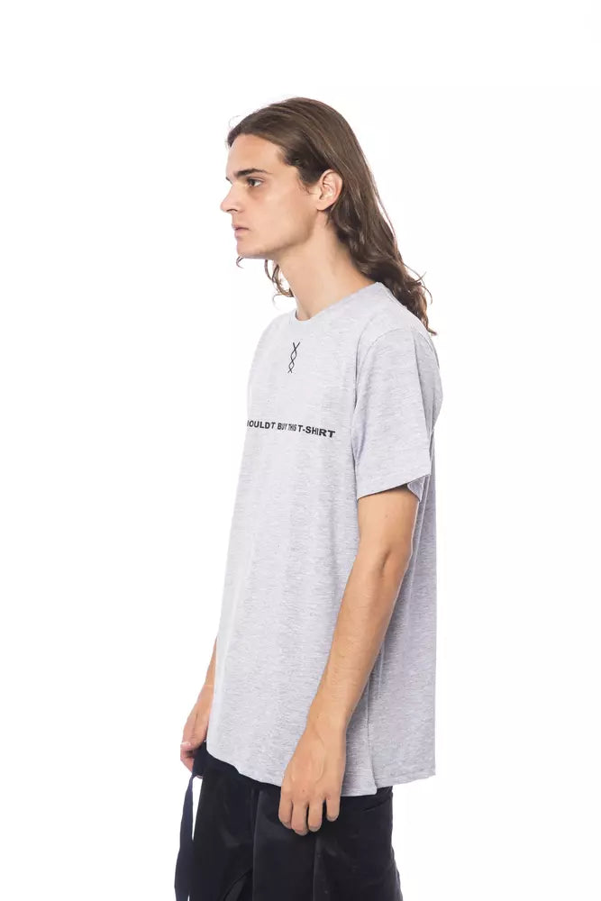 Nicolo Tonetto Grijs Katoenen Heren T-Shirt