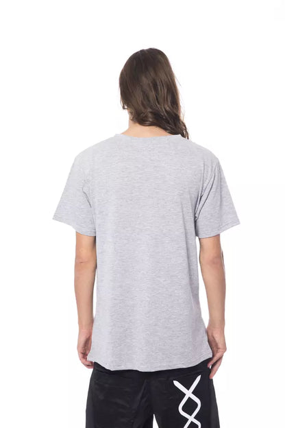 T-shirt homme en coton gris Nicolo Tonetto