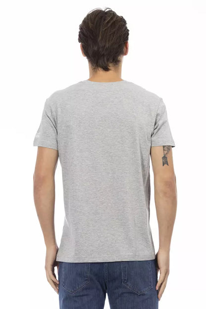 Trussardi Action Grijs Katoenen Heren T-Shirt