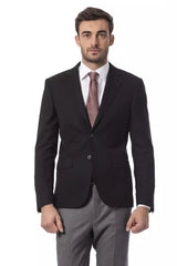 Blazer noir en laine pour homme de Billionaire Italian Couture