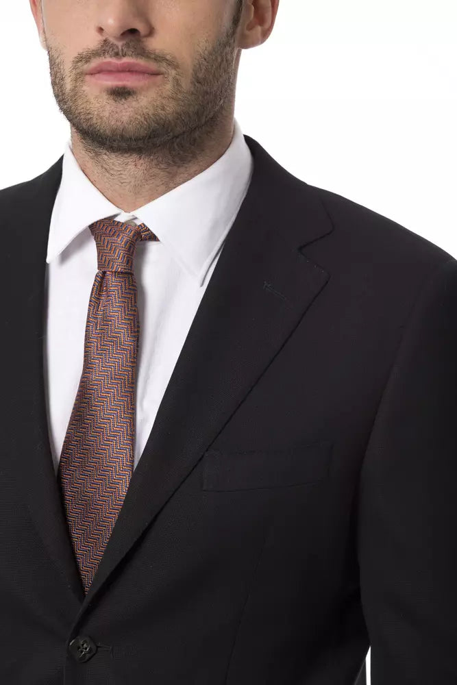 Blazer noir en laine pour homme de Billionaire Italian Couture