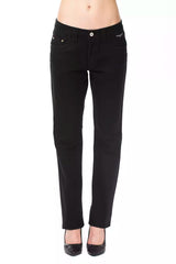 Pantalon Noir en Coton Femme Ungaro Fever - Coupe Régulière