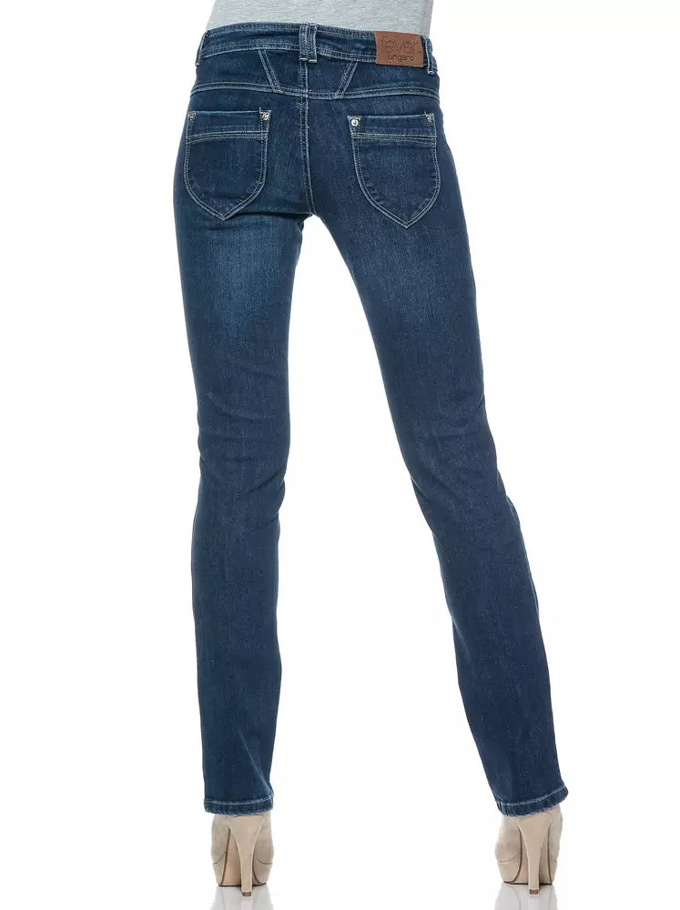 Ungaro Fever Jeans Femme Bleu Coton - Élégantes et Confortables