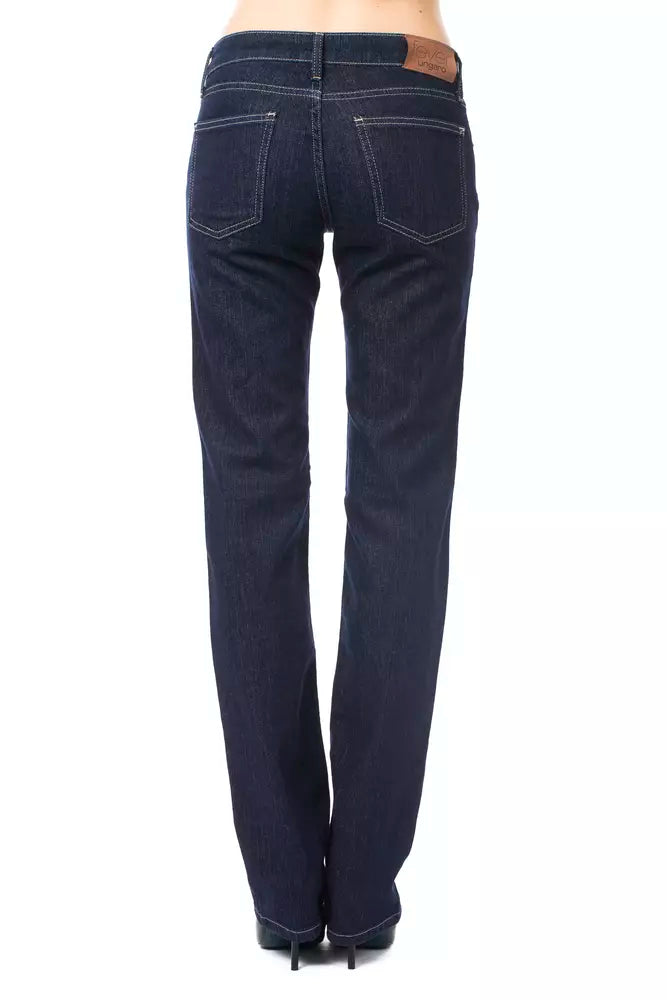 Ungaro Fever Blue Cotton Women's Jeans - Élégance et Confort