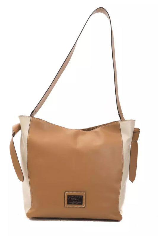 Sac à bandoulière Pompei Donatella en cuir marron pour femme