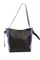 Sac à bandoulière Pompei Donatella en cuir noir pour femme