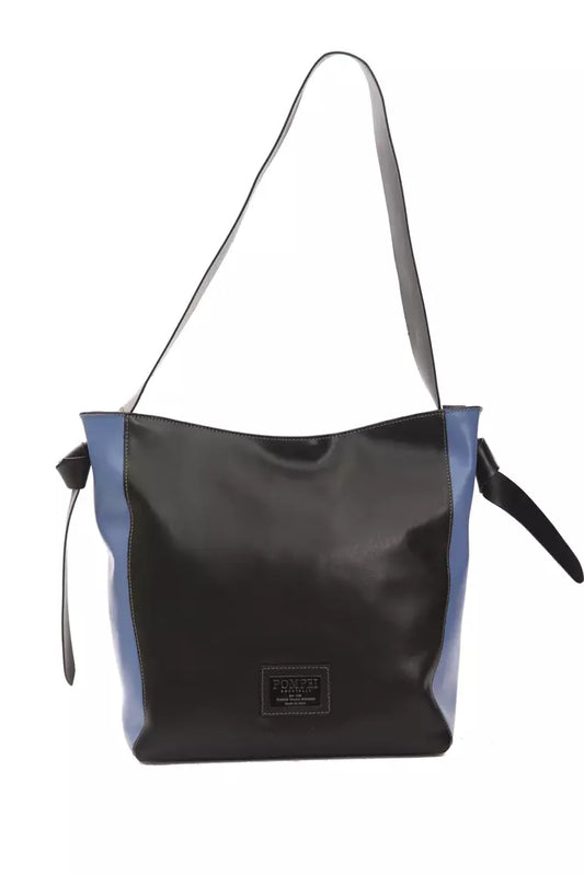 Sac à bandoulière Pompei Donatella en cuir noir pour femme