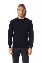 Pull en laine mérinos bleu pour homme de Uominitaliani