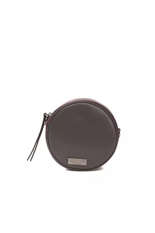Sac bandoulière Pompei Donatella en cuir bordeaux pour femme
