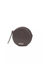 Pompei Donatella Chic Burgundy Kleine Ovale Crossbody Tas