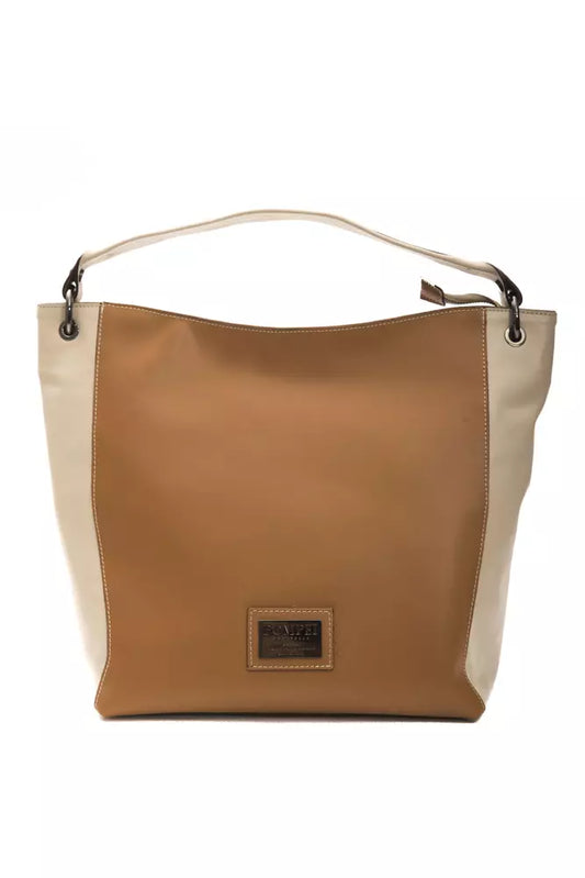 Sac à bandoulière Pompei Donatella en cuir marron pour femme