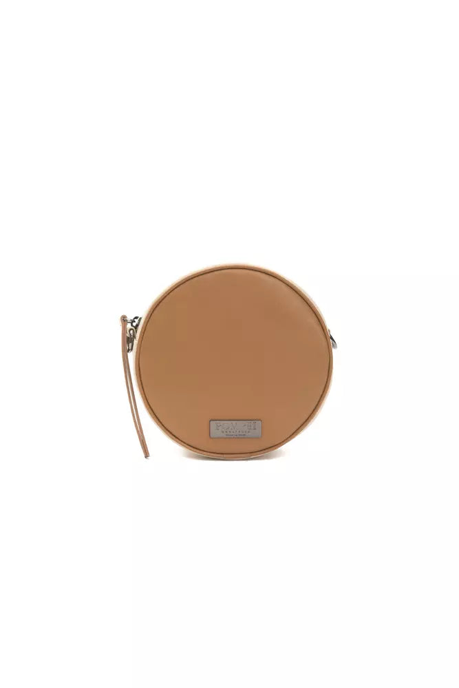 Sac bandoulière Pompei Donatella en cuir marron pour femme