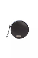 Sac bandoulière Pompei Donatella en cuir noir pour femme