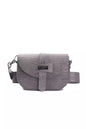Sac bandoulière Pompei Donatella en cuir gris pour femme