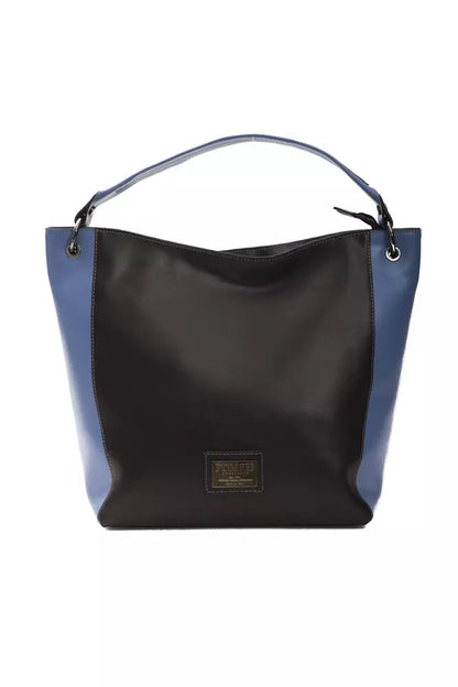 Sac à bandoulière Pompei Donatella en cuir noir pour femme