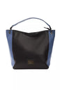 Sac à bandoulière Pompei Donatella en cuir noir pour femme
