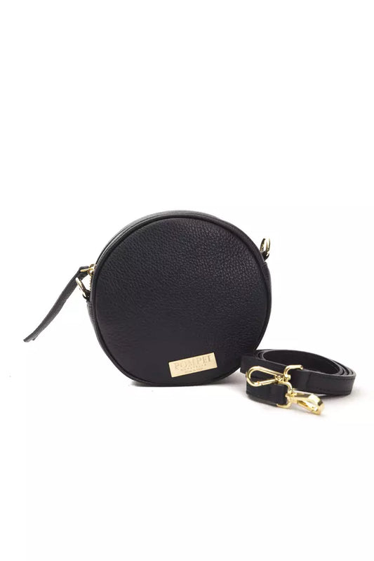 Sac bandoulière Pompei Donatella en cuir gris pour femme