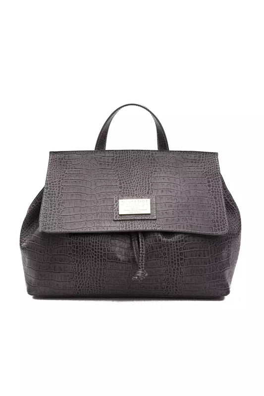 Sac à bandoulière Pompei Donatella en cuir gris pour femme