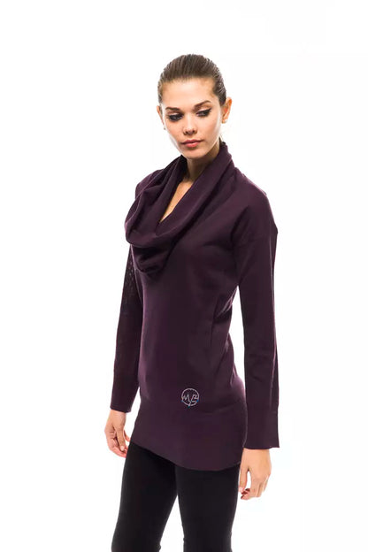 Pull en laine violet pour femme Montana Blu