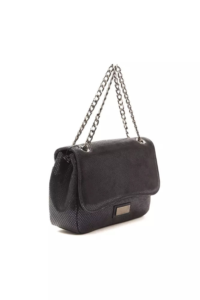 Sac bandoulière Pompei Donatella en cuir bleu pour femme