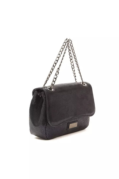 Sac bandoulière Pompei Donatella en cuir bleu pour femme