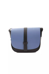 Sac bandoulière Pompei Donatella en cuir bleu pour femme