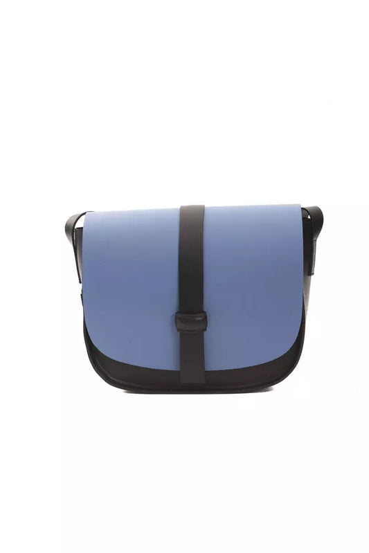 Sac bandoulière Pompei Donatella en cuir bleu pour femme